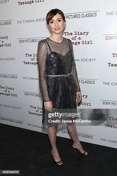 Director Marielle Heller attends the screening of Sony Pictures Classics "The Diary Of A Teenage Girl" hosted by The Cinema Society at Landmark...