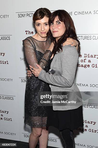 Director Marielle Heller and writer Phoebe Gloeckner attend the screening of Sony Pictures Classics "The Diary Of A Teenage Girl" hosted by The...