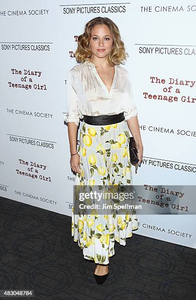 Actress Margarita Levieva attends the Sony Pictures Classics with The Cinema Society host a screening of "The Diary Of A Teenage Girl" at Landmark's...