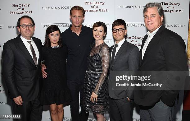 Co-President and Co-Founder of Sony Pictures Classics Michael Barker, actors Bel Powley and Alexander Skarsgard, director Marielle Heller, exectuive...