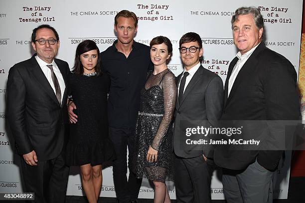 Co-President and Co-Founder of Sony Pictures Classics Michael Barker, actors Bel Powley and Alexander Skarsgard, director Marielle Heller, exectuive...