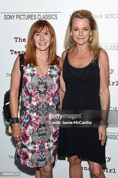 Designer Nicole Miller and Debbie Bancroft attend the screening of Sony Pictures Classics "The Diary Of A Teenage Girl" hosted by The Cinema Society...
