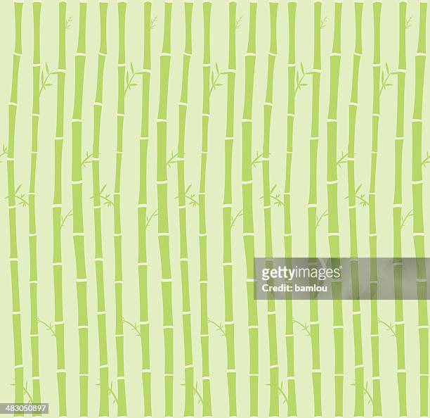 bamboo seamless background - foliate pattern 幅插畫檔、美工圖案、卡通及圖標