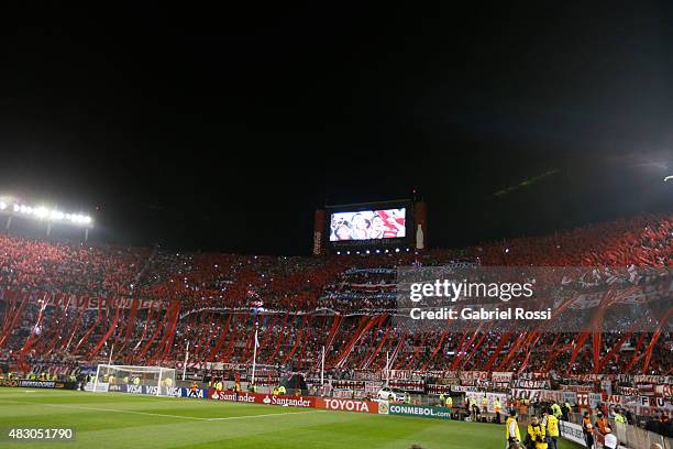 General view of Antonio Vespucio Liberti Stadium prior a second leg final match between River Plate and Tigres UANL as part of Copa Bridgestone...