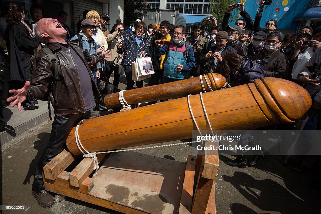 People Celebrate Festival of the Steel Phallus In Japan