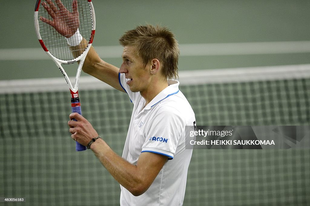 TENNIS-FIN-DAVIS CUP-GROUP II