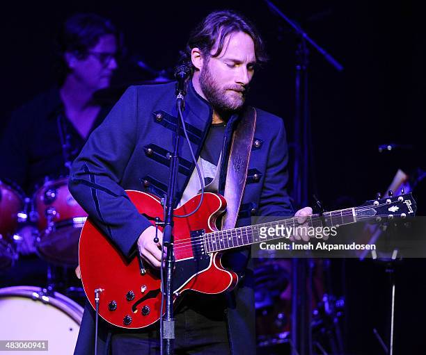 Musician Chris Stills performs onstage at the 2nd Light Up The Blues Concert - An Evening Of Music To Benefit Autism Speaks at The Theatre At Ace...
