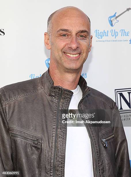 Actor David Marciano attends the 2nd Light Up The Blues Concert - An Evening Of Music To Benefit Autism Speaks at The Theatre At Ace Hotel on April...