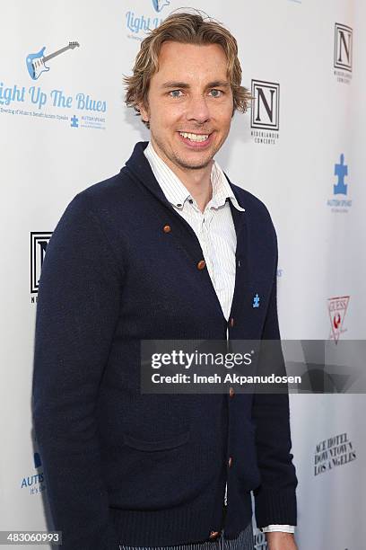 Actor Dax Shepard attends the 2nd Light Up The Blues Concert - An Evening Of Music To Benefit Autism Speaks at The Theatre At Ace Hotel on April 5,...