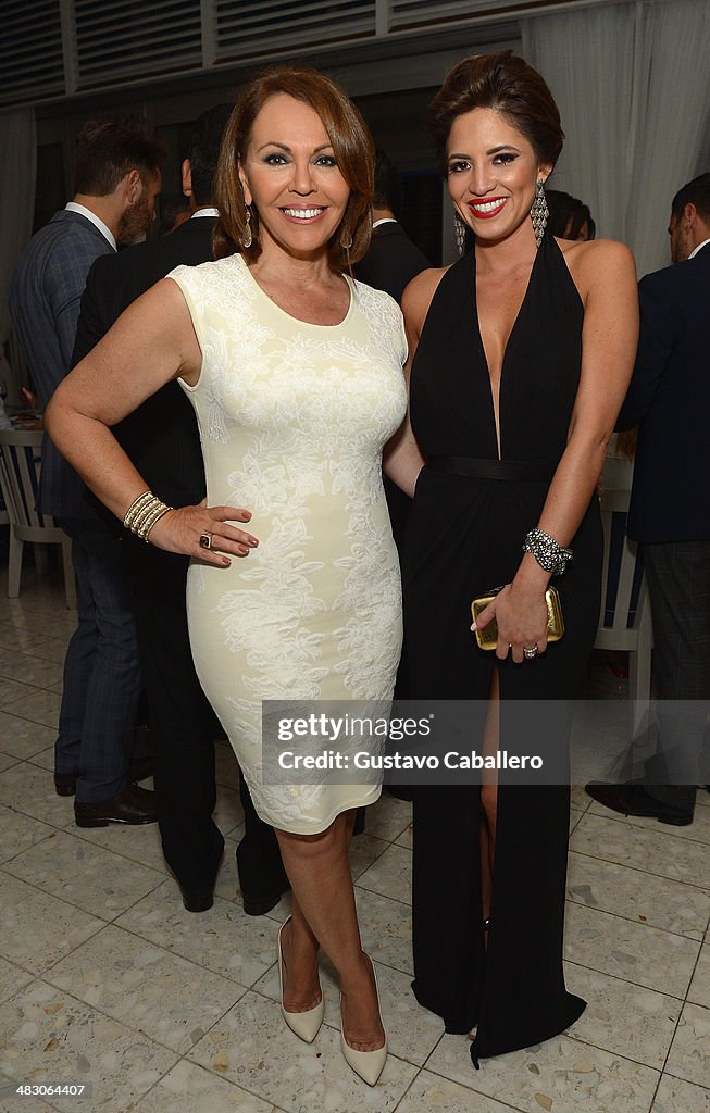 Maria Elena Salinas and Pamela Silva attend the Haute Living Honors