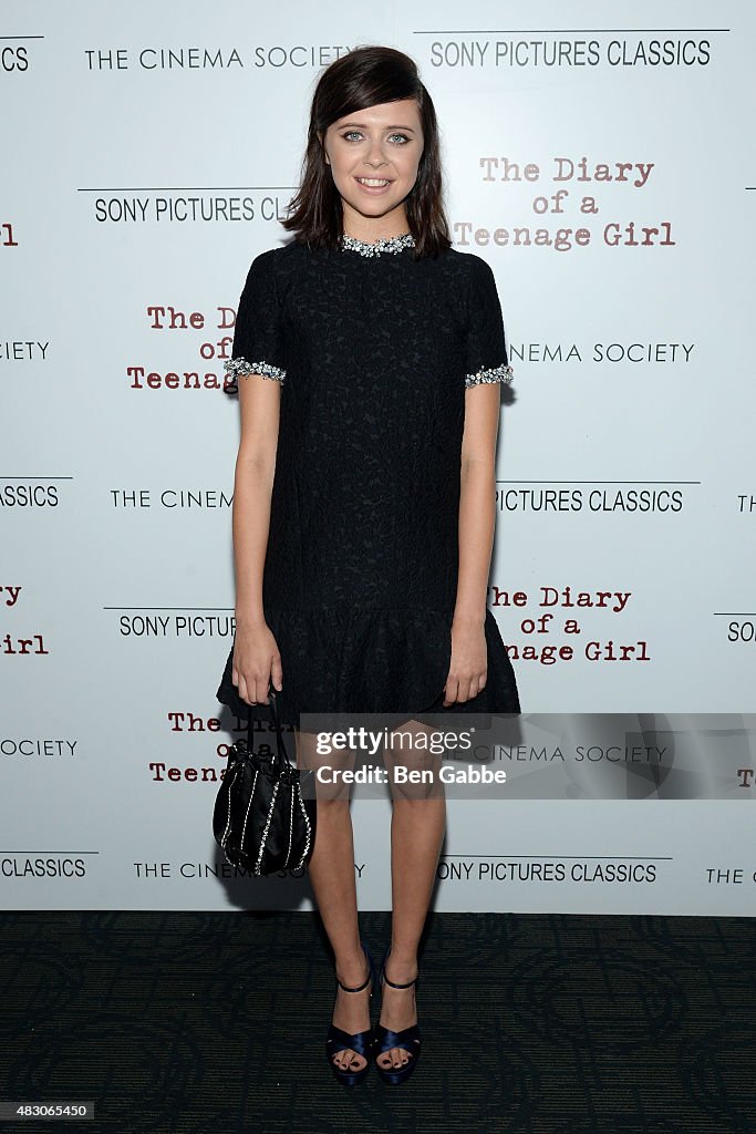 Sony Pictures Classics With The Cinema Society Host A Screening Of "The Diary Of A Teenage Girl"