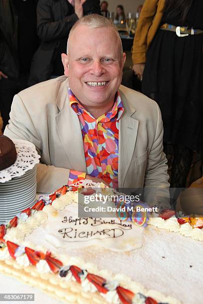 Richard Vine, Bloomberg's chief food critic, at his 60th birthday at L'Anima Cafe on April 6, 2014 in London, England.