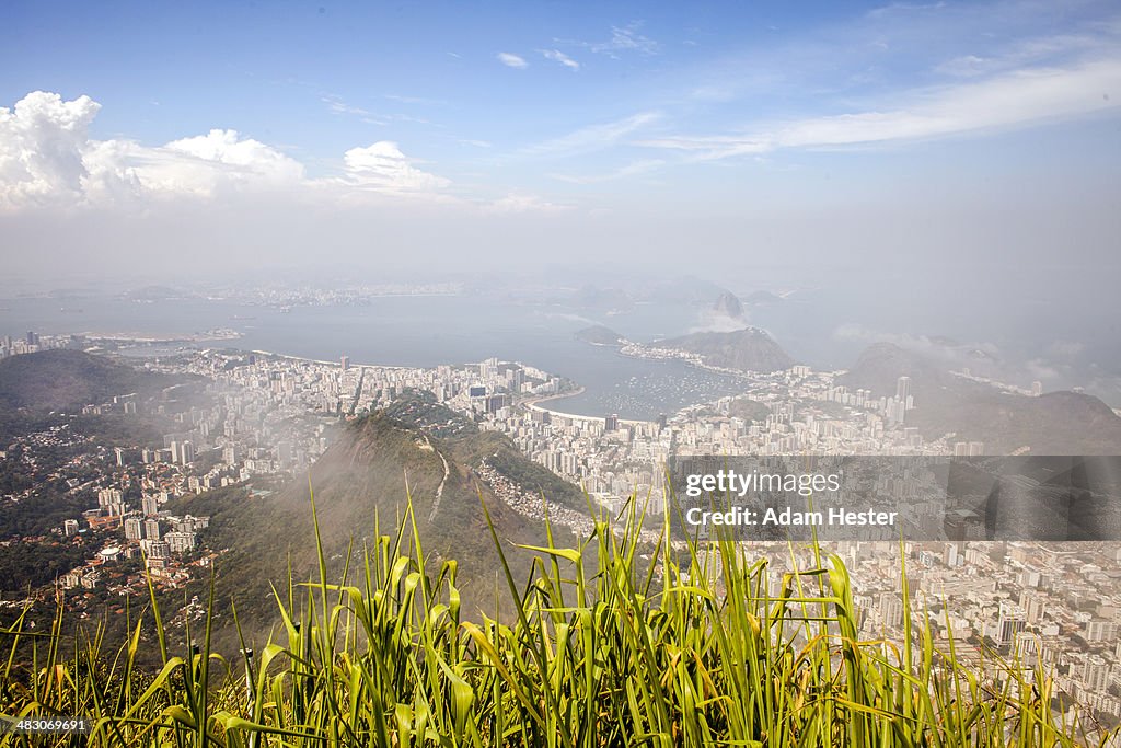 The view of Rio from Christ The Redeemer.