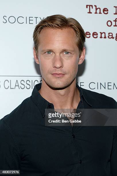 Actor Alexander Skarsgard attends Sony Pictures Classics with The Cinema Society host a Screening Of "The Diary Of A Teenage Girl" at Landmark...