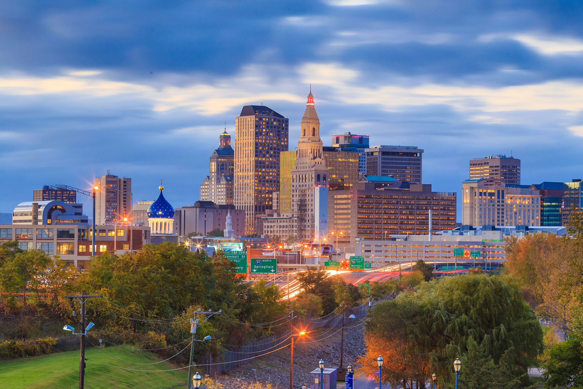 connecticut skyline