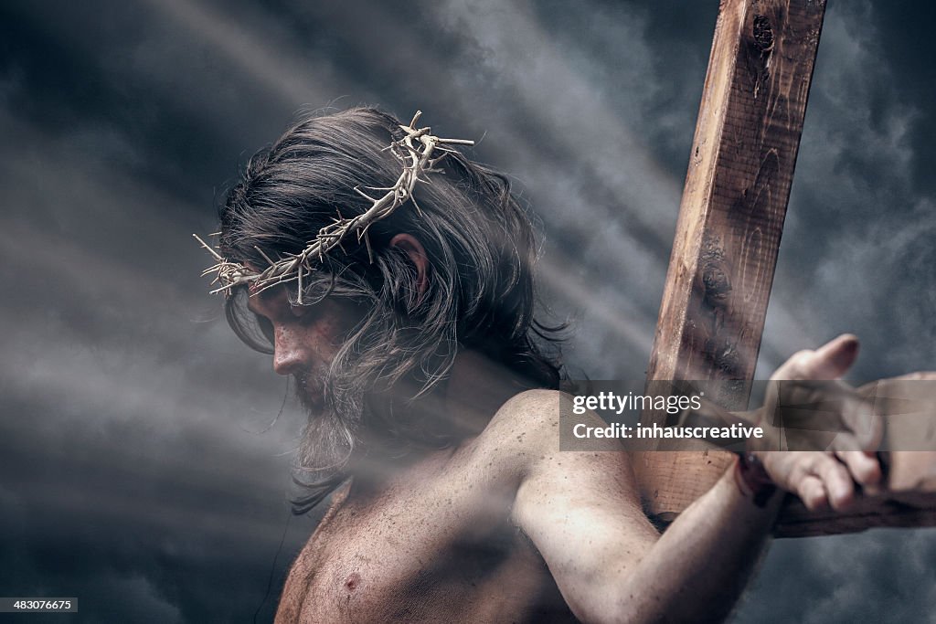 Jesus Christ On The Cross High Res Stock Photo Getty Images