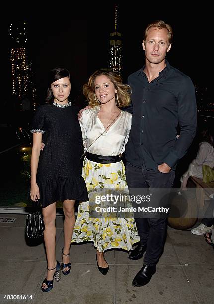 Bel Powley,Margarita Levieva and Alexander Skarsgard attend the after party for the screening of Sony Pictures Classics "The Diary Of A Teenage Girl"...