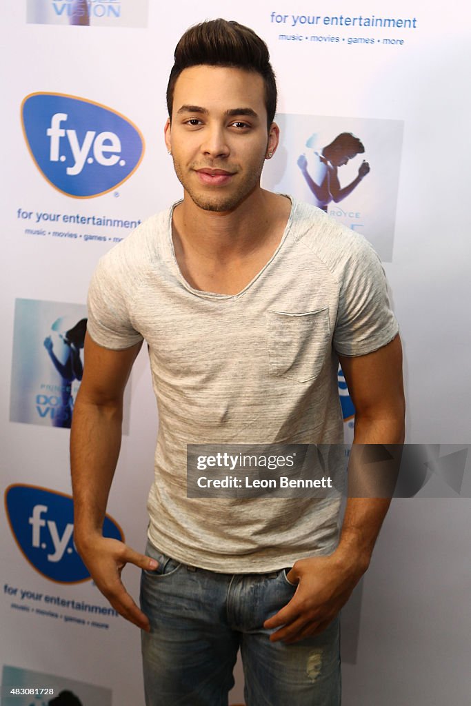 Prince Rocyce Prince Royce attends a signing for his album
