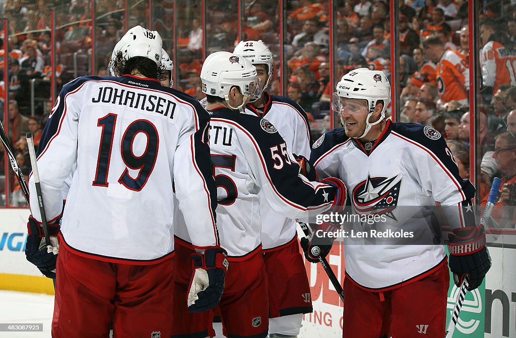 Columbus Blue Jackets v Philadelphia Flyers