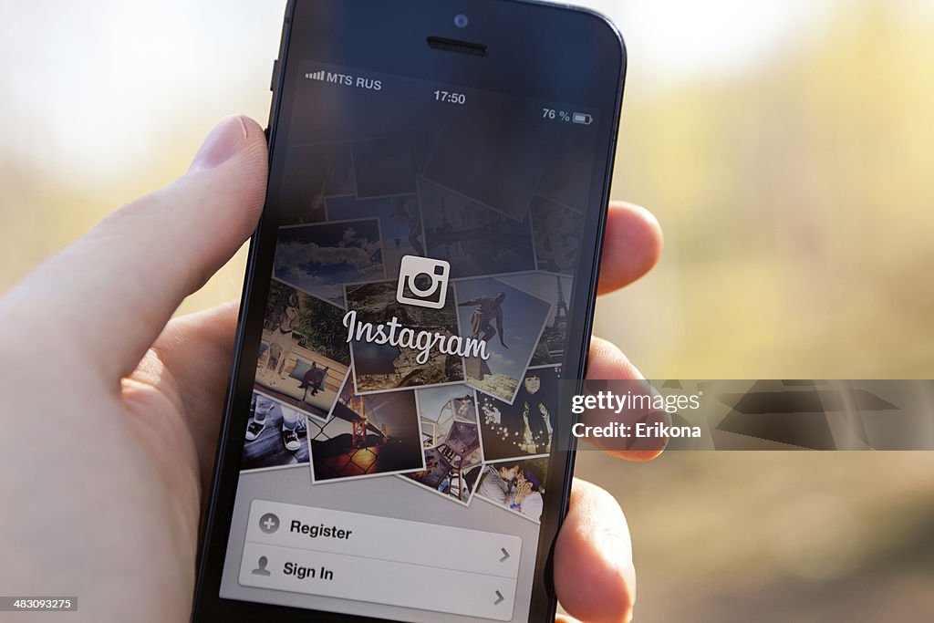 Instagram on iPhone 5