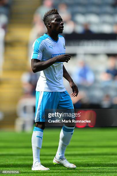 Missadio Haidara of Newcastle in action during the Pre Season Friendly between Newcastle United and Borussia Moenchengladbach at St James' Park on...