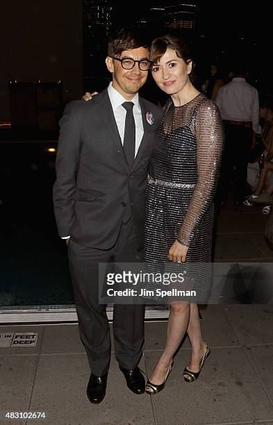 Actor/director Jorma Taccone and director Marielle Heller attend the after party for the screening of Sony Pictures Classics "The Diary Of A Teenage...