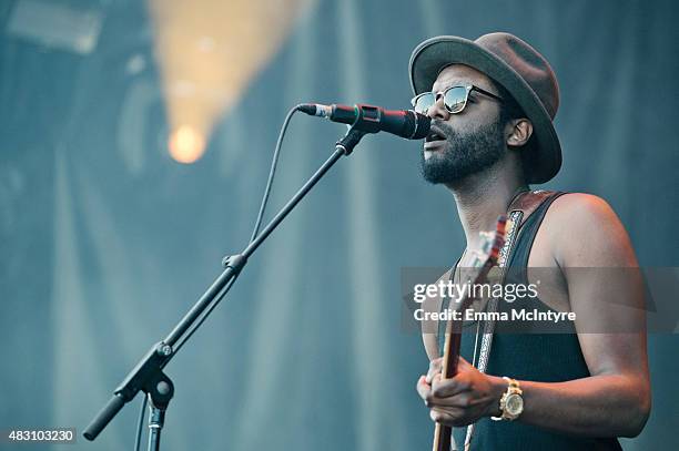 Gary Clark Jr. Performs live on day three of the Osheaga Music and Arts Festival on August 2, 2015 in Montreal, Canada.