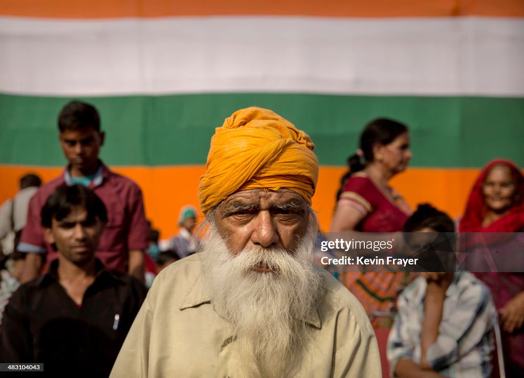 India Elections Rally For Congress Party leader Rahul Gandhi