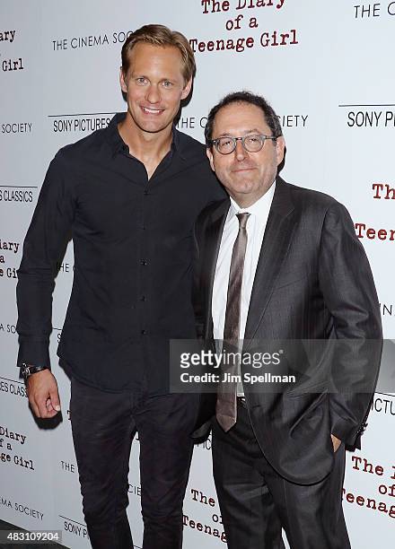 Actor Alexander Skarsgard and co-president and co-founder of Sony Pictures Classics Michael Barker attend the Sony Pictures Classics with The Cinema...