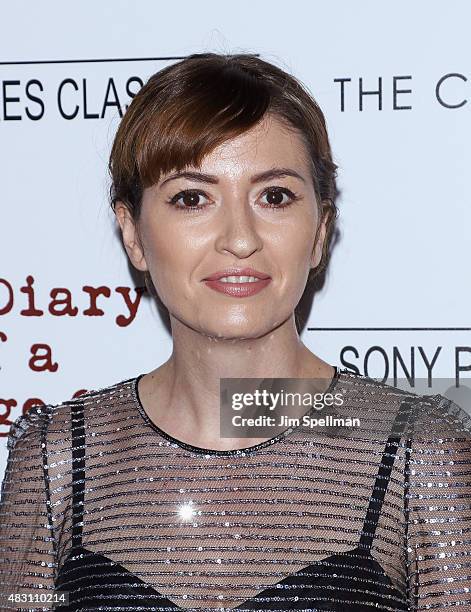 Director Marielle Heller attends the Sony Pictures Classics with The Cinema Society host a screening of "The Diary Of A Teenage Girl" at Landmark's...