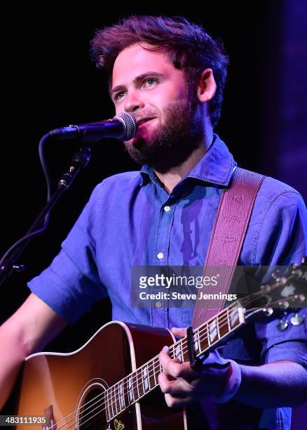Mike Rosenberg of Passenger performs on Day 3 of "Live In The Vineyard" on April 5, 2014 in Napa, California.