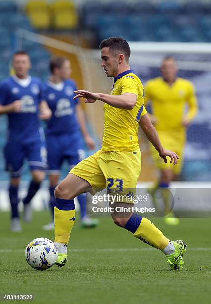 Lewis Cook of Leeds United in action during the Pre Season Friendly match between Leeds United and Everton at Elland Road on August 1, 2015 in Leeds,...