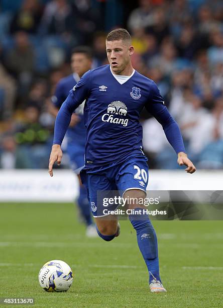 Ross Barkley of Everton in action during the Pre Season Friendly match between Leeds United and Everton at Elland Road on August 1, 2015 in Leeds,...