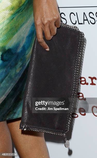 Actress Nichole Galicia, bag detail, attends the Sony Pictures Classics with The Cinema Society host a screening of "The Diary Of A Teenage Girl" at...