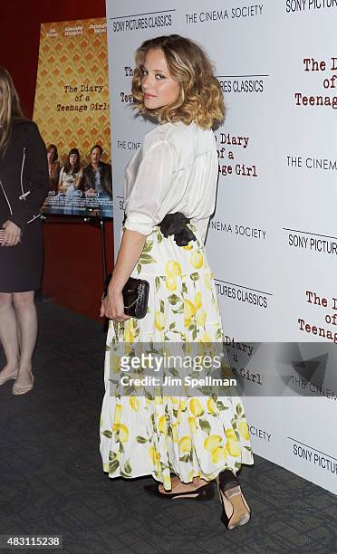 Actress Margarita Levieva attends the Sony Pictures Classics with The Cinema Society host a screening of "The Diary Of A Teenage Girl" at Landmark's...
