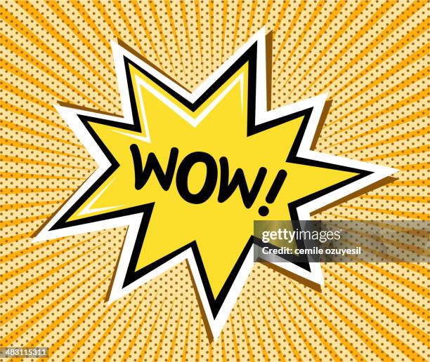 pop art bubble sign - comic book text stock illustrations