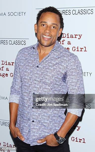 Actor Hill Harper attends the Sony Pictures Classics with The Cinema Society host a screening of "The Diary Of A Teenage Girl" at Landmark's Sunshine...