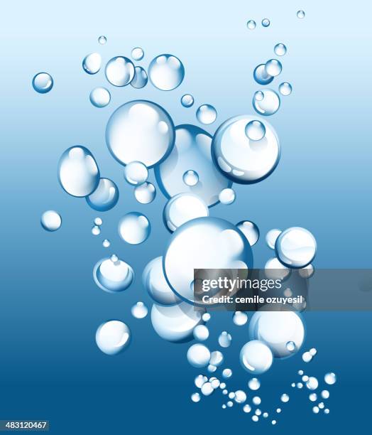 underwater bubbles - soap bubble background stock illustrations