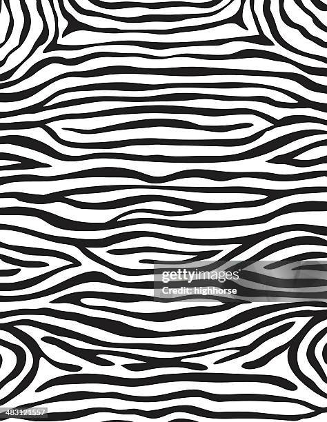 illustrazioni stock, clip art, cartoni animati e icone di tendenza di zebra pelle - animal pattern