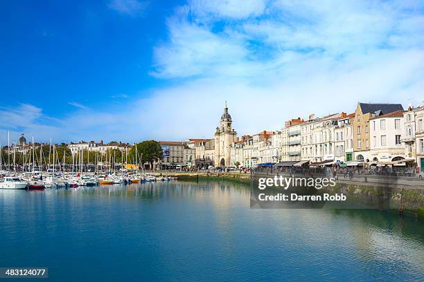 la rochelle, the old port, france - la rochelle stock pictures, royalty-free photos & images