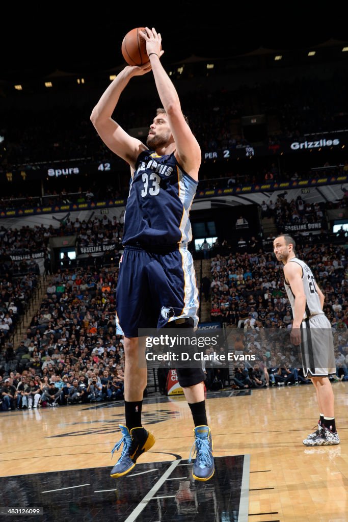 Memphis Grizzlies v San Antonio Spurs