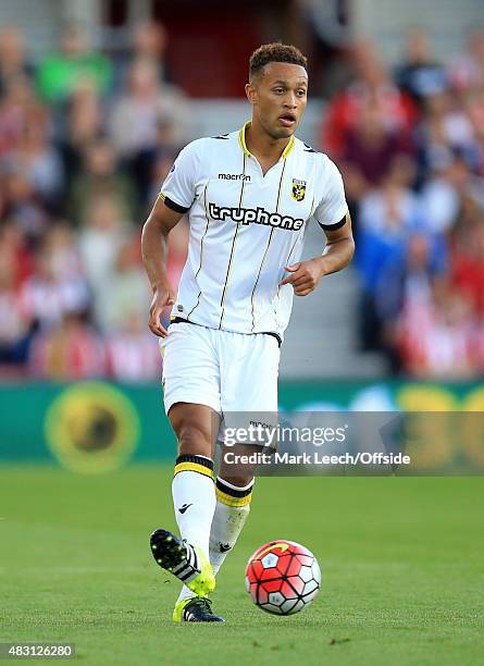 Lewis Baker of Vitesse during the UEFA Europa League Third Qualifying Round 1st Leg match between Southampton and Vitesse at St Mary's Stadium on...