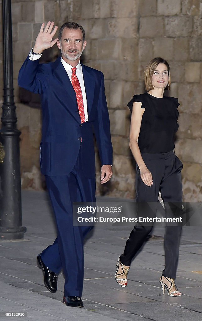 Spanish Royals Host a Dinner for Authorities in Palma de Mallorca