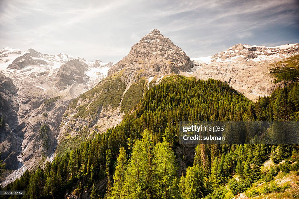 Mountain peaks