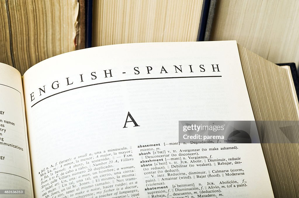 English spanish dictionary