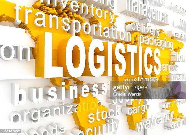 logistics - word cloud stock pictures, royalty-free photos & images