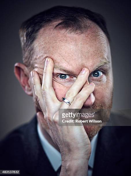 Actor Mark Gatiss is photographed for the Times on March 13, 2015 in London, England.