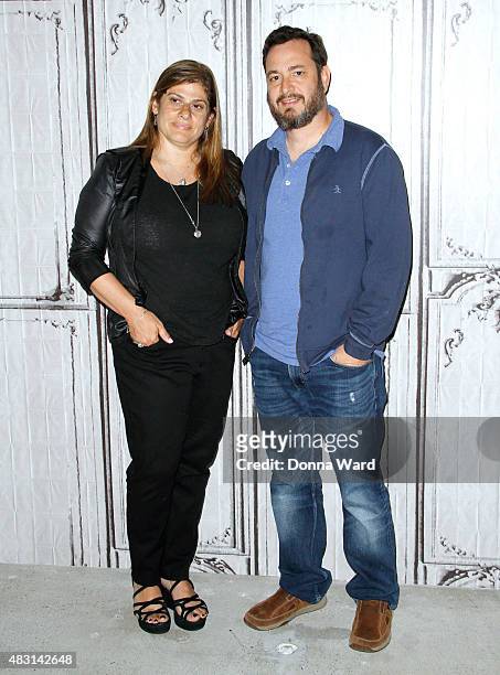 Shari Springer Berman and Robert Pulcini appear to promote "Ten Thousand Saints" during the BUILD Series at the AOL Studios In New York on August 5,...