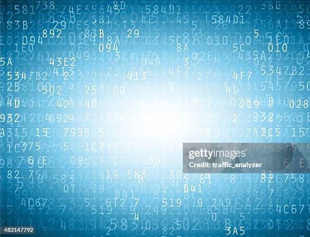 abstract code background - code blue stock illustrations