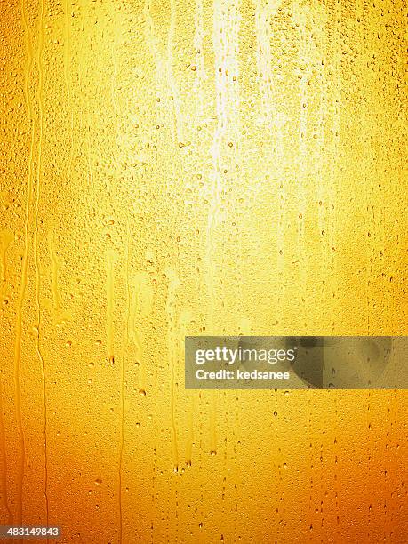 fondo de cerveza - condensación fotografías e imágenes de stock